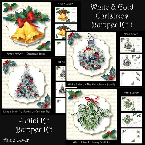 White & Gold Christmas Bumper Kit 1