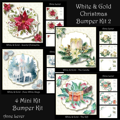 White & Gold Christmas Bumper Kit 2