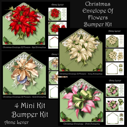 Christmas Envelope Of Flowers Bumper Kit