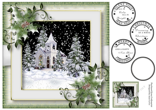 The Christmas Church 8x8