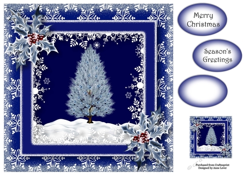 The Beautiful Blue Tree 8x8