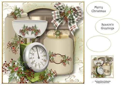 The Christmas Kitchen - Baking Cookies 8x8