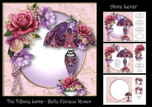 The Tiffany Lamp - Belle Epoque Roses