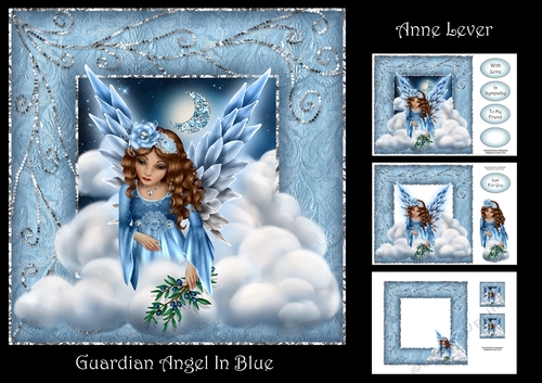 Guardian Angel In Blue