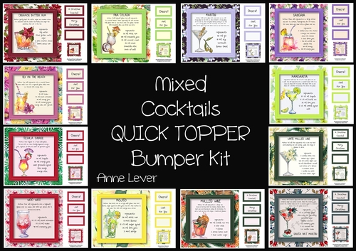 Mixed Cocktails QUICK TOPPER Bumper Kit