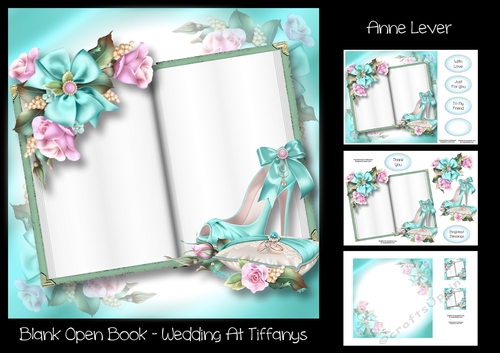 Blank Open Book - Wedding At Tiffanys
