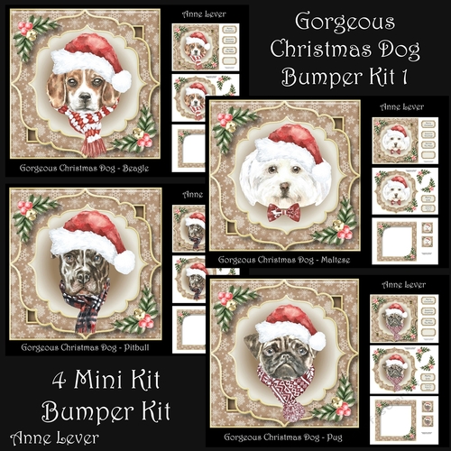 Gorgeous Christmas Dog Bumper Kit 1