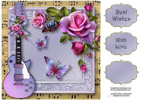 The Music Of The Romantica Roses 8x8 2