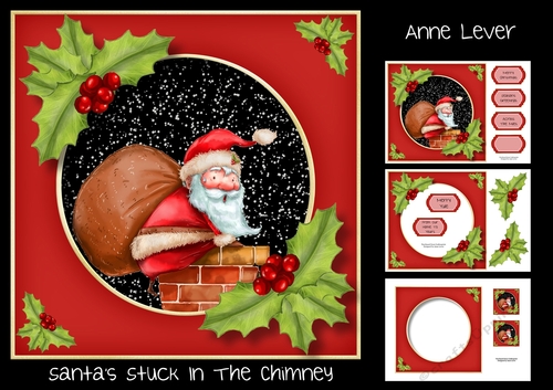 Santas Stuck In The Chimney