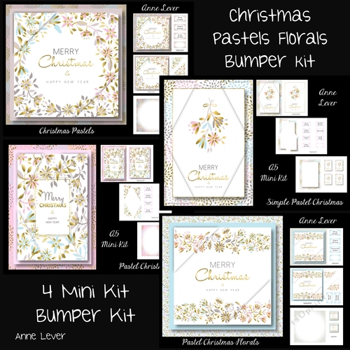 Christmas Pastel Florals Bumper Kit