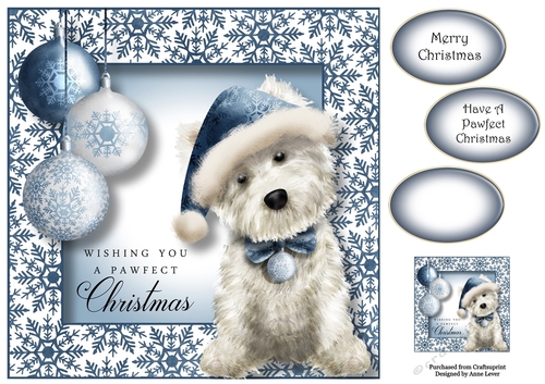 Chesterton The Westie - Pawfect Christmas 8x8