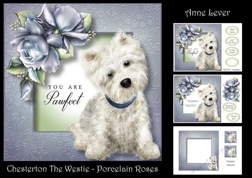 Chesterton The Westie - Porcelain Roses