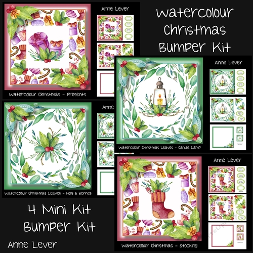Watercolour Christmas Bumper Kit