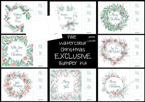 Pale Watercolour EXCLUSIVE Christmas Bumper Kit