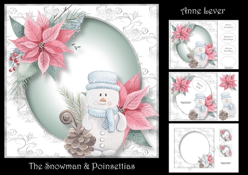 The Snowman & Poinsettias
