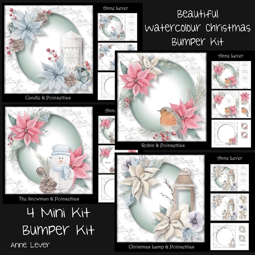 Beautiful Watercolour Christmas Bumper Kit