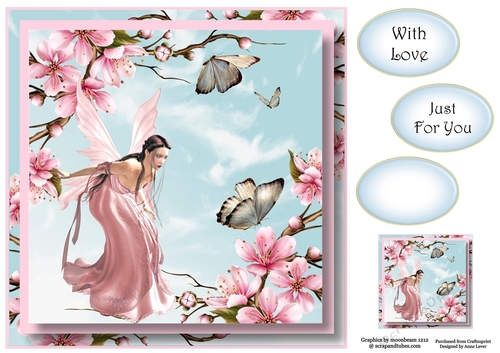 Flower Fairy Of The Cherry Blossom 8x8