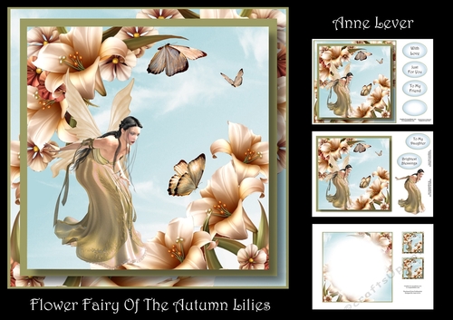 Flower Fairy Of The Autumn Lilies