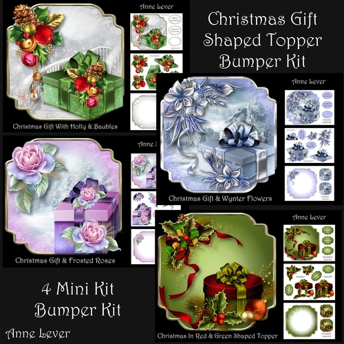 Christmas Gift Shaped Topper Bumper Kit