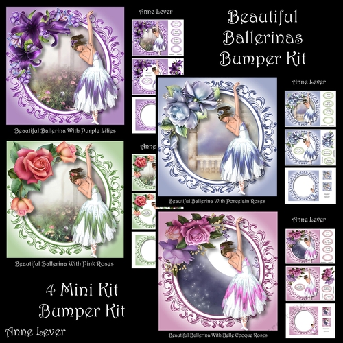 Beautiful Ballerinas Bumper Kit