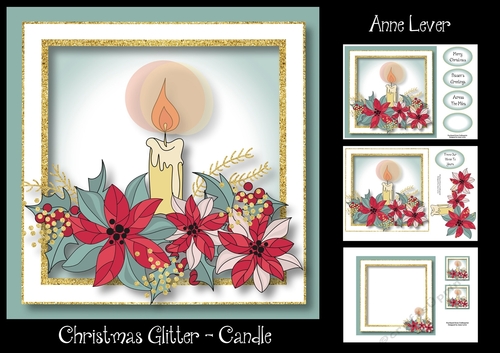 Christmas Glitter - Candle
