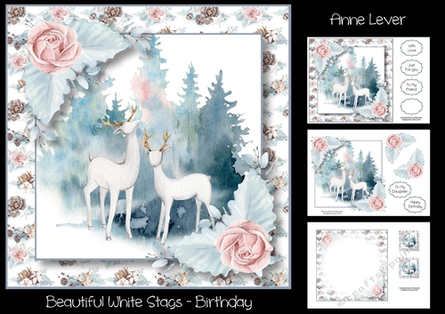 Beautiful White Stags - Birthday