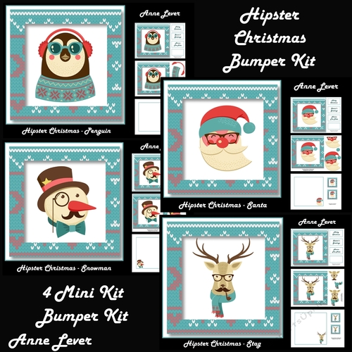 Hipster Christmas Bumper Kit
