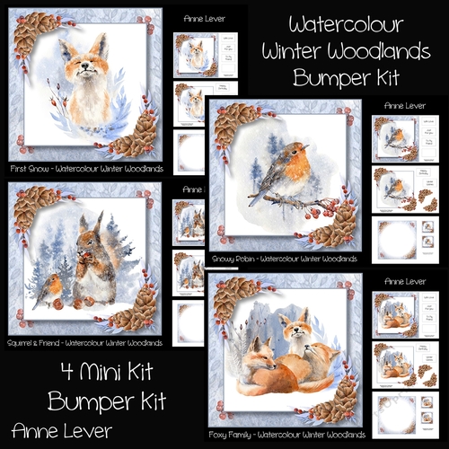 Watercolour Winter Woodlands Bumper Kit