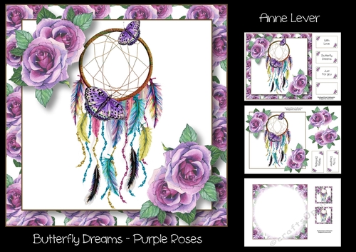 Butterfly Dreams - Purple Roses