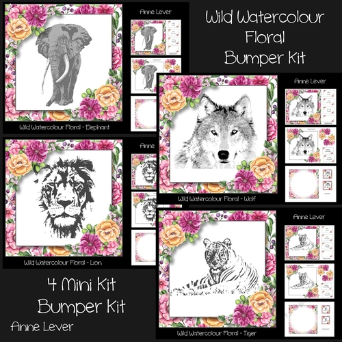 Wild Watercolour Floral Bumper Kit