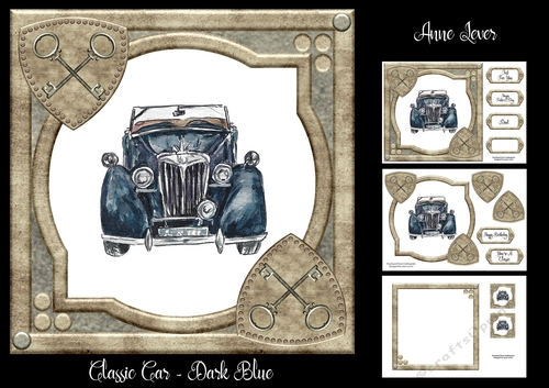 Classic Car - Dark Blue