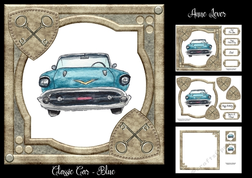 Classic Car - Blue