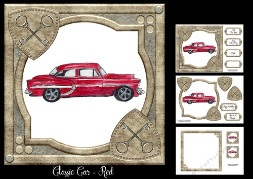 Classic Car - Red