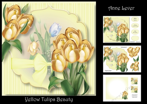 Yellow Tulips Beauty