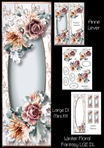 Winter Floral Fantasy LGE DL