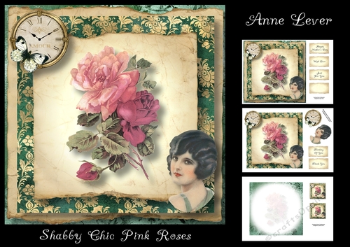 Shabby Chic Pink Roses