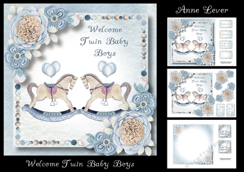 Welcome Twin Baby Boys