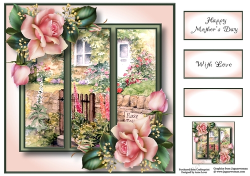 Scenic Trio - Rose Cottage 8x8