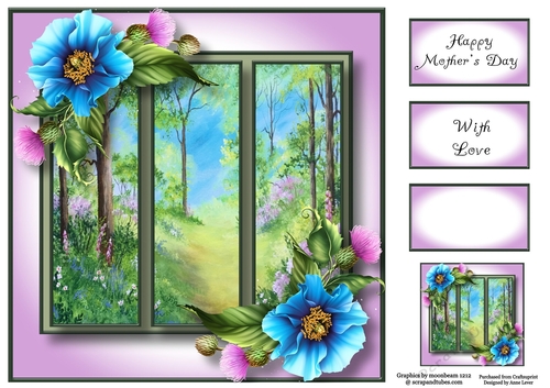 Scenic Trio - The Spring Glade 8x8