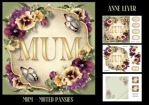 Mum - Muted Pansies
