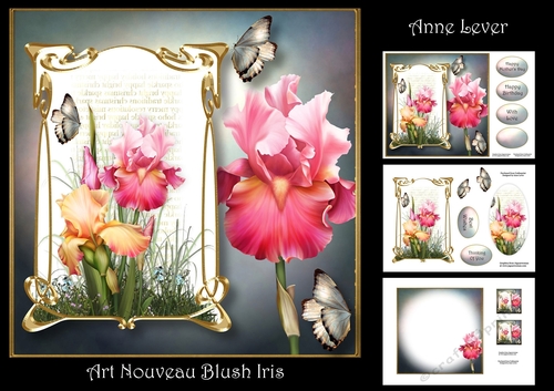 Art Nouveau Blush Iris