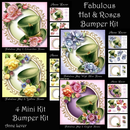 Fabulous Hat & Roses Bumper Kit
