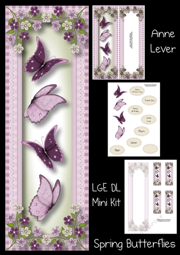 Spring Butterflies LGE DL