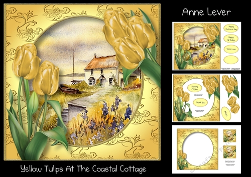 Yellow Tulips At The Coastal Cottage