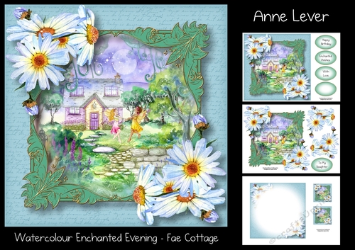 Watercolour Enchanted Evening - Fae Cottage