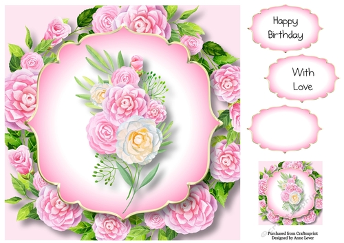 Beautiful Spring Camellias 1 8x8