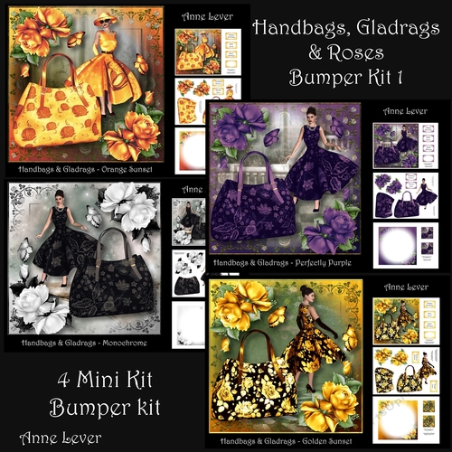 Handbags, Gladrags & Roses Bumper Kit 1