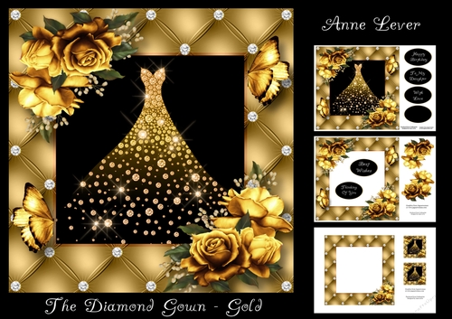 The Diamond Gown - Gold