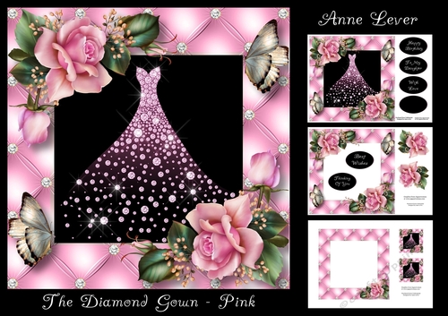 The Diamond Gown - Pink