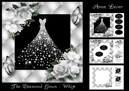 The Diamond Gown - White
